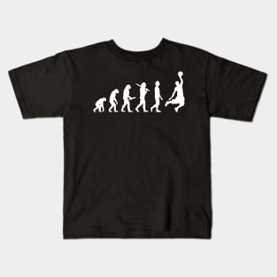 Funny Basketball Evolution Gift For Basketball Players Kids T-Shirt